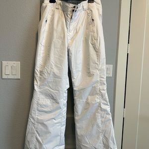 Columbia White Women's Ski/Snowboarding Pants. Size Large, Gently Used